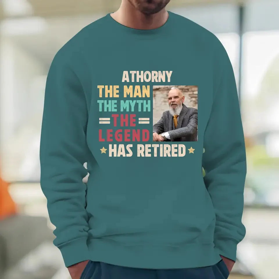 The Man - Custom Photo - Personalized Gifts For Grandpa - Sweater