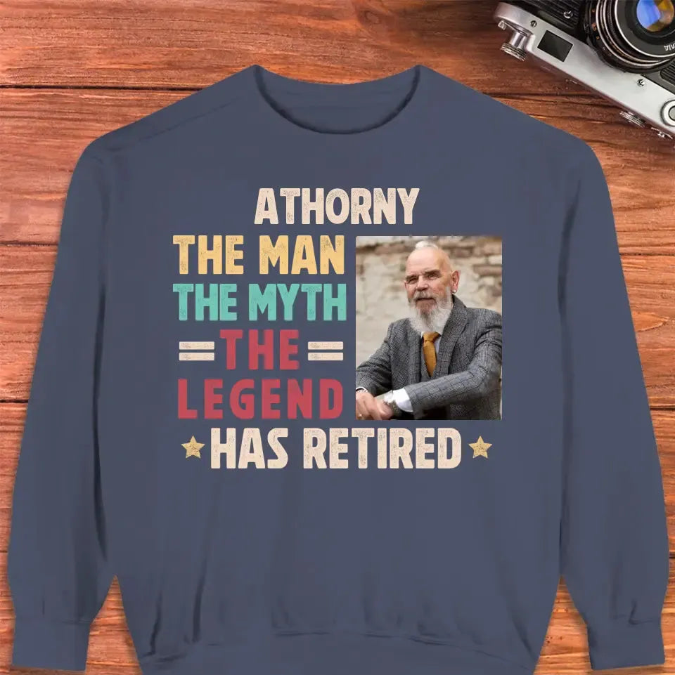 The Man - Custom Photo - Personalized Gifts For Grandpa - Sweater