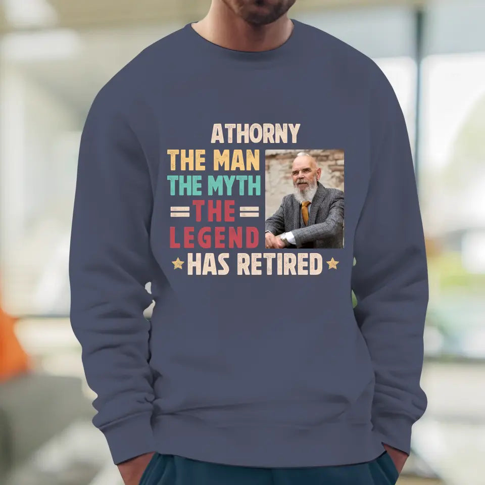 The Man - Custom Photo - Personalized Gifts For Grandpa - Sweater