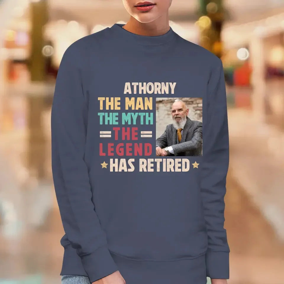 The Man - Custom Photo - Personalized Gifts For Grandpa - Sweater