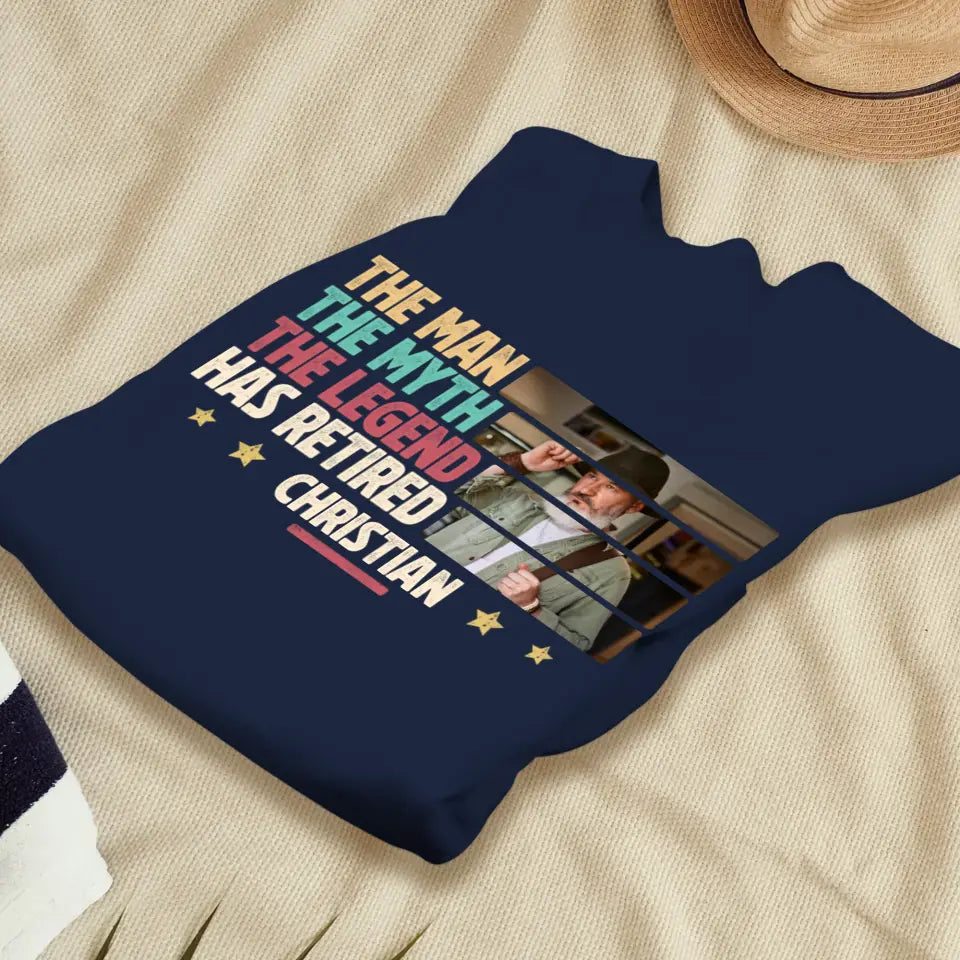 The Myth - Custom Photo - Personalized Gifts For Grandpa - Sweater