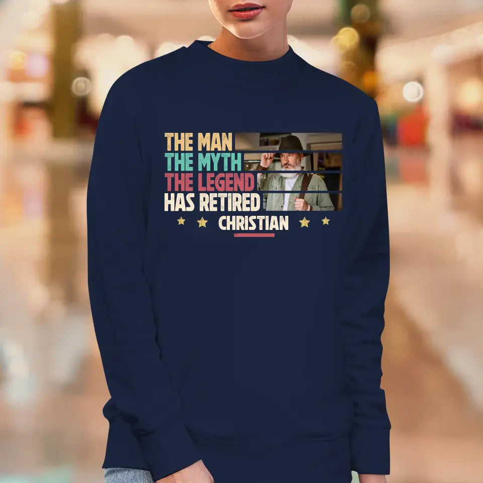 The Myth - Custom Photo - Personalized Gifts For Grandpa - Sweater