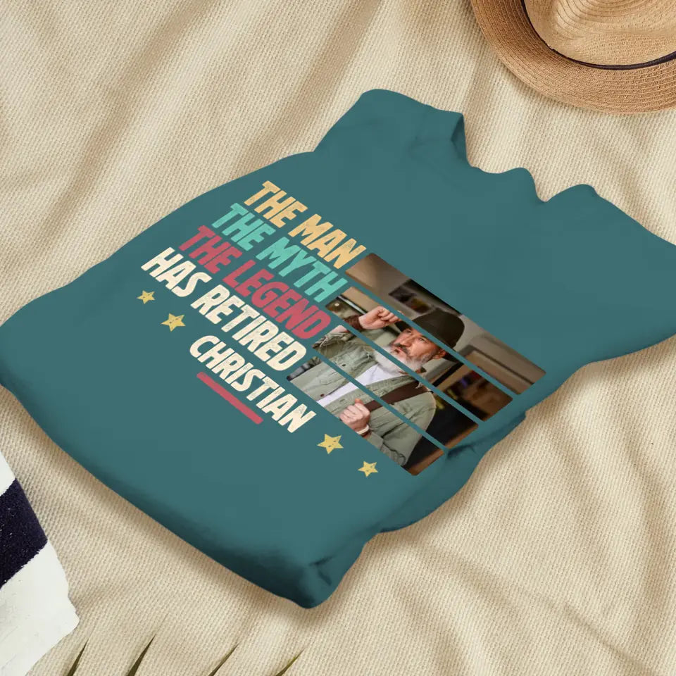 The Myth - Custom Photo - Personalized Gifts For Grandpa - Sweater