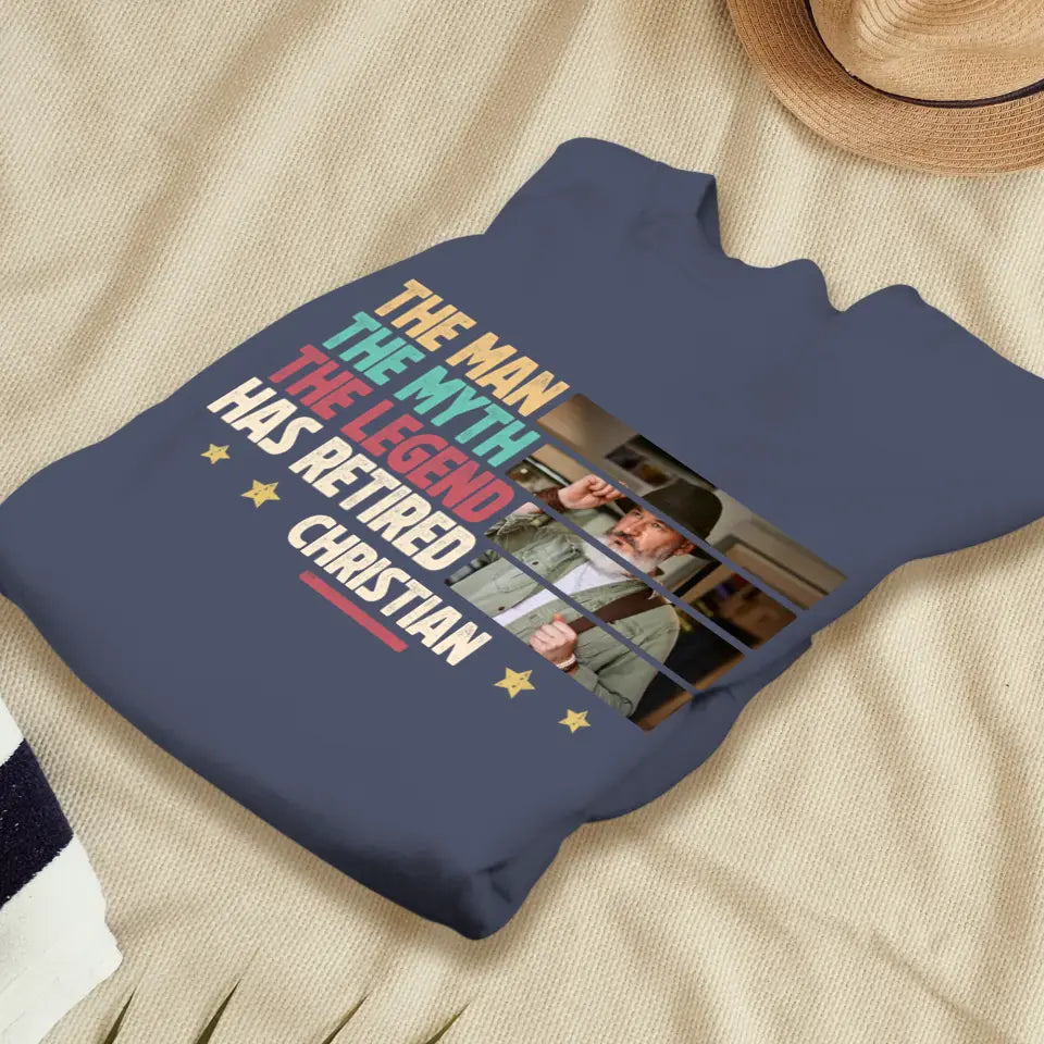 The Myth - Custom Photo - Personalized Gifts For Grandpa - Sweater