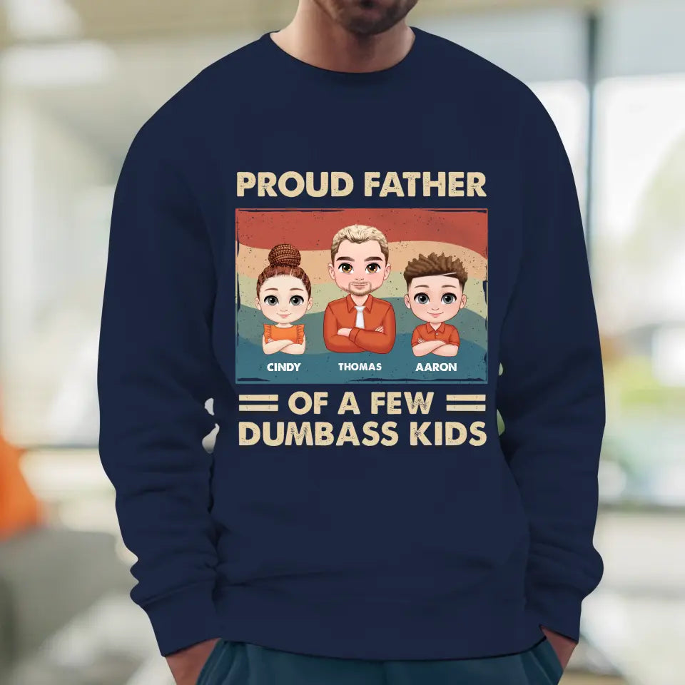 Dumbass Kid - Custom Name - Personalized Gifts For Dad - T-Shirt