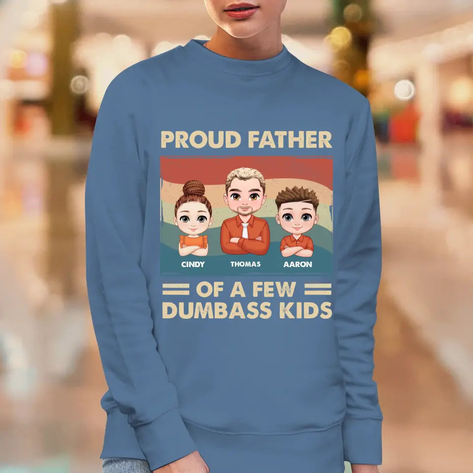 Dumbass Kid - Custom Name - Personalized Gifts For Dad - T-Shirt