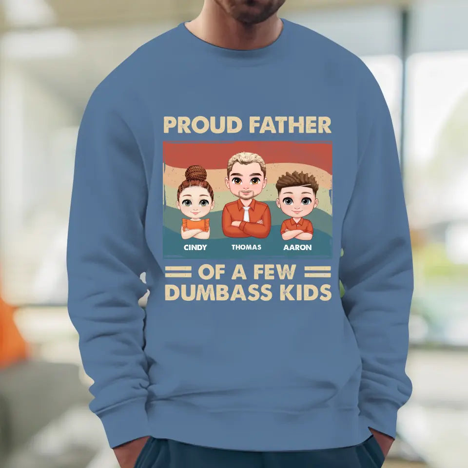 Dumbass Kid - Custom Name - Personalized Gifts For Dad - T-Shirt