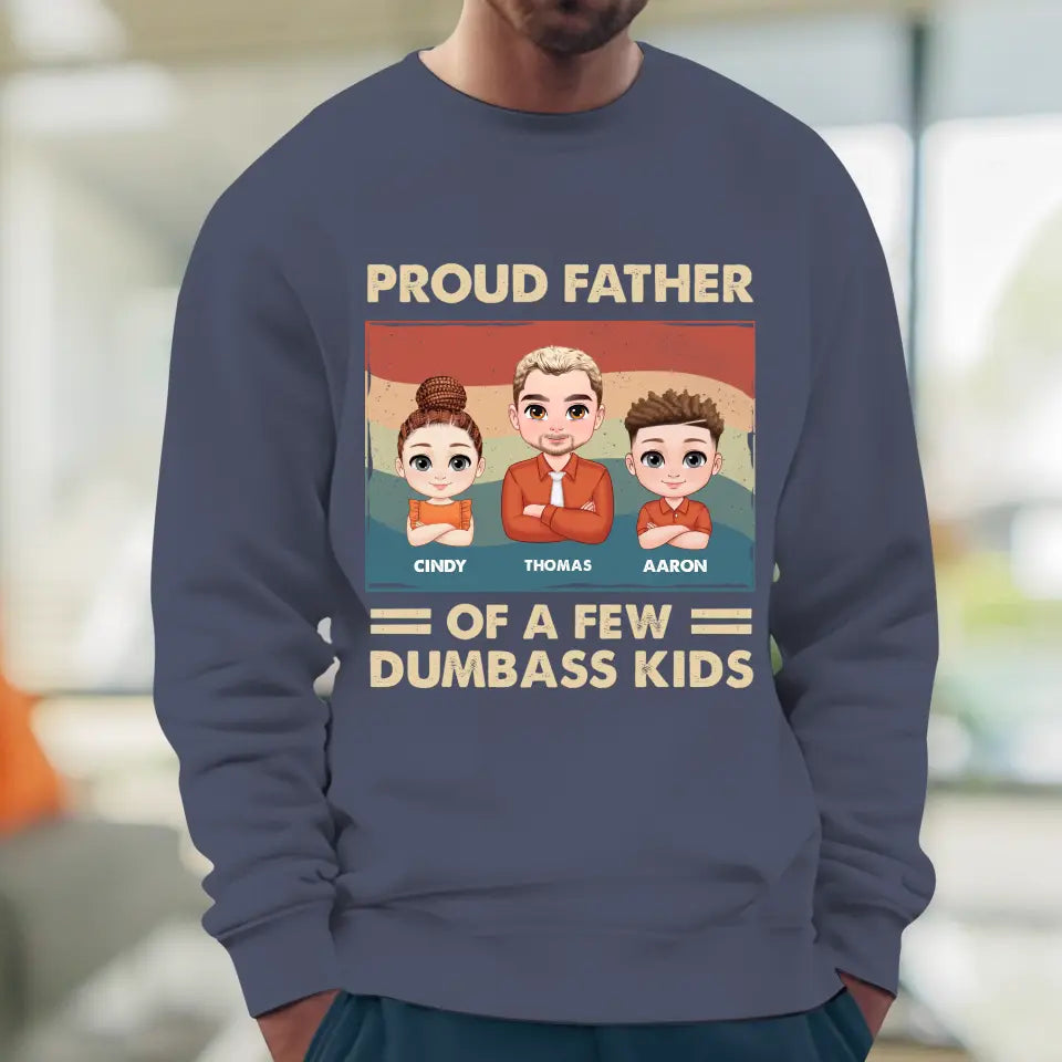 Dumbass Kid - Custom Name - Personalized Gifts For Dad - T-Shirt