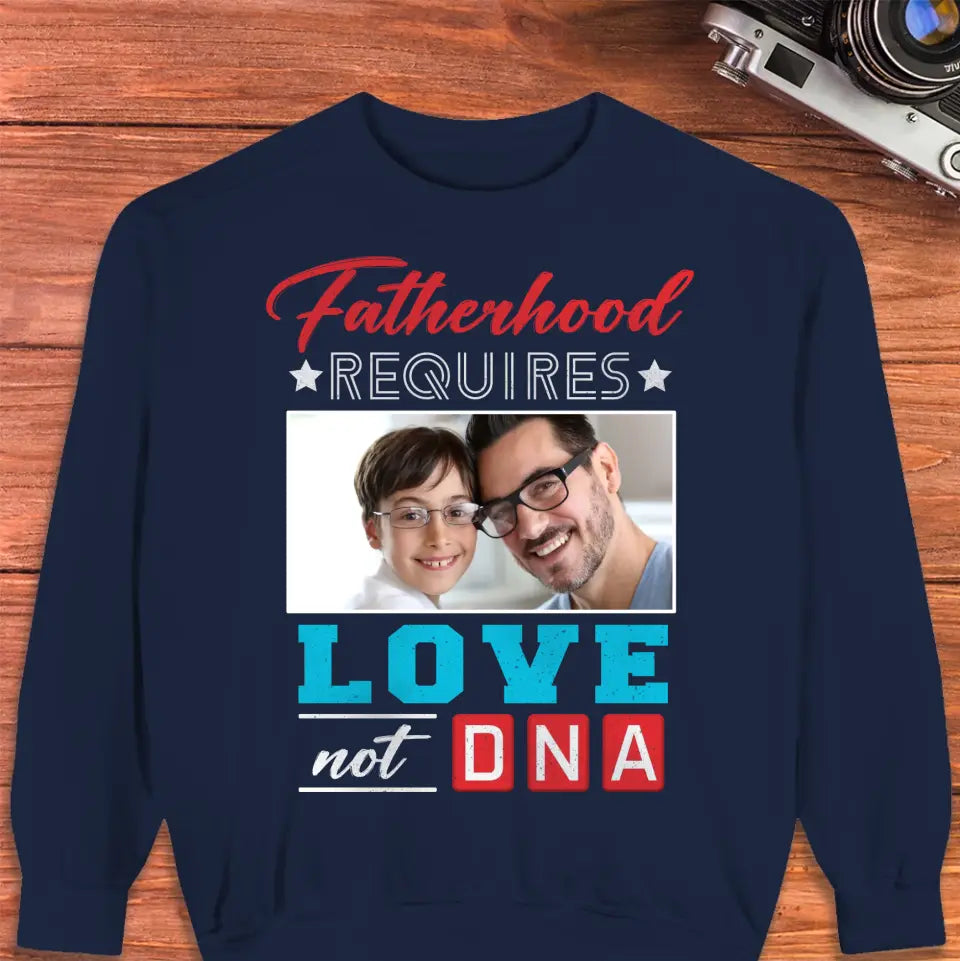 Fatherhood Requires - Custom Photo - Personalized Gifts For Dad - Sweater