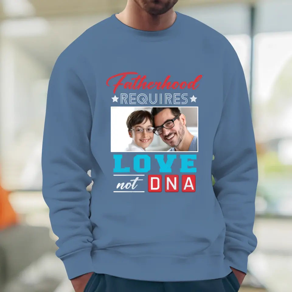 Fatherhood Requires - Custom Photo - Personalized Gifts For Dad - Sweater