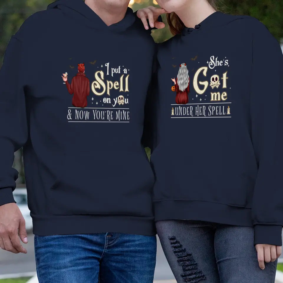 I Put A Spell On You - Custom Character - Personalized Gifts For Couple - Hoodie