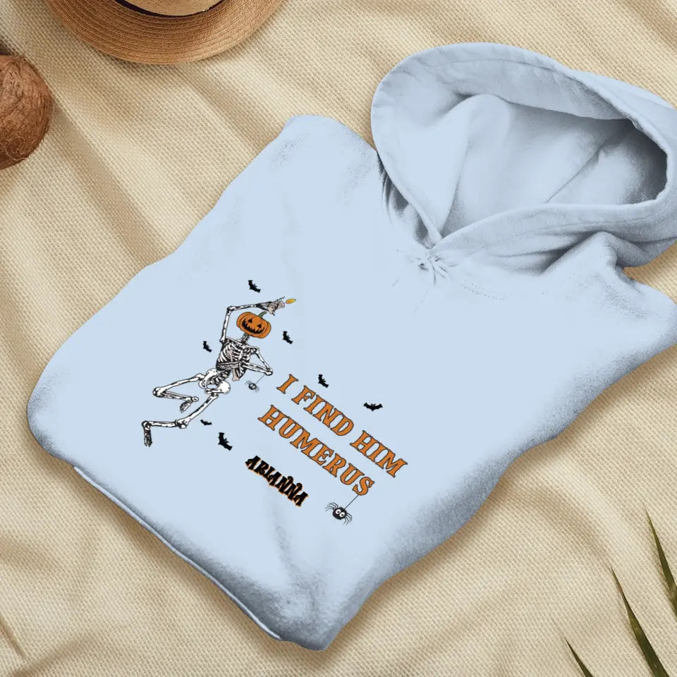 She Tickles My Funny Bone - Custom Name - Personalized Gifts for Couples - Hoodie