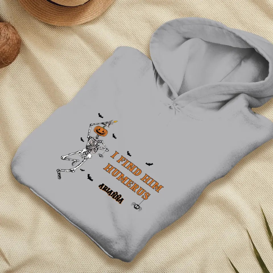 She Tickles My Funny Bone - Custom Name - Personalized Gifts for Couples - Hoodie