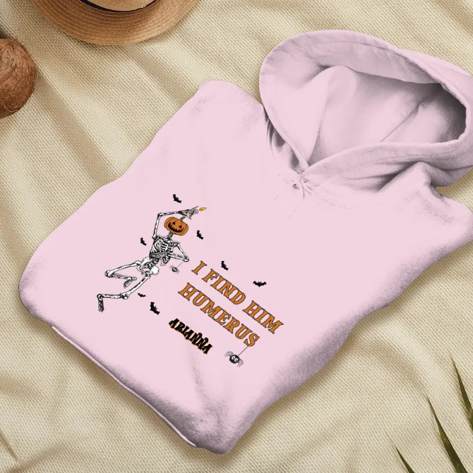 She Tickles My Funny Bone - Custom Name - Personalized Gifts for Couples - Hoodie