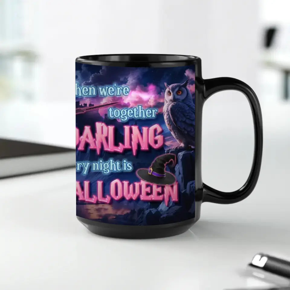 Darling Every Night Is Halloween - Custom Name - Personalized Gifts For Couple - Mug