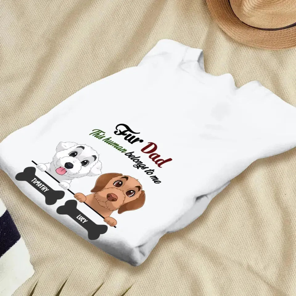 Fur Dad- Custom Quote - Personalized Gifts For Dog Lovers - Family Sweater