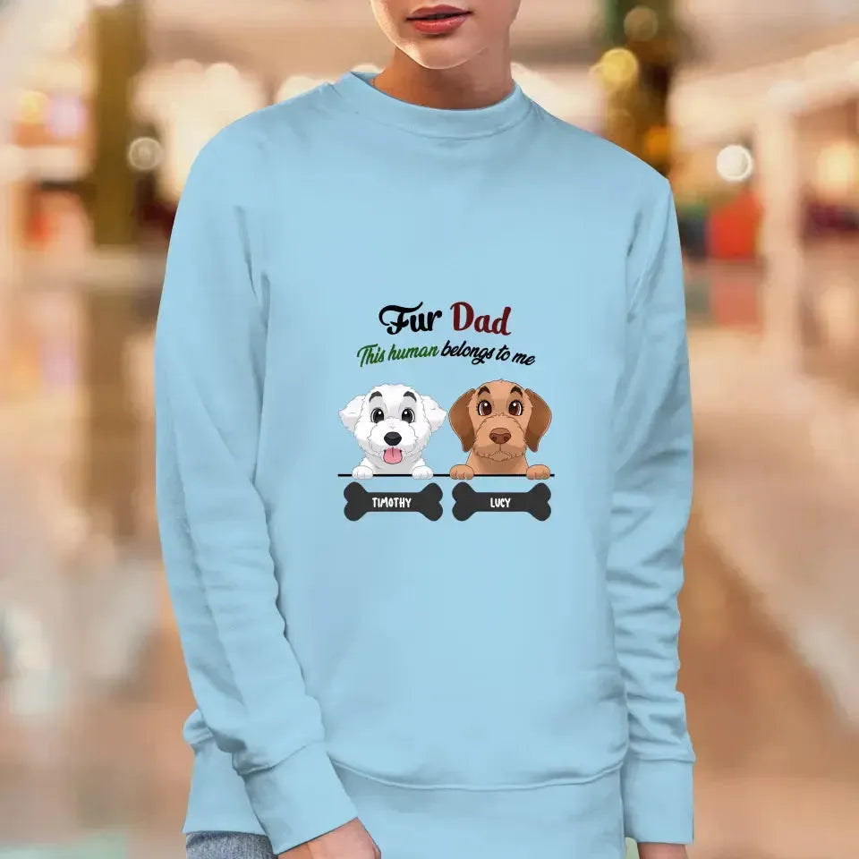 Fur Dad- Custom Quote - Personalized Gifts For Dog Lovers - Family Sweater