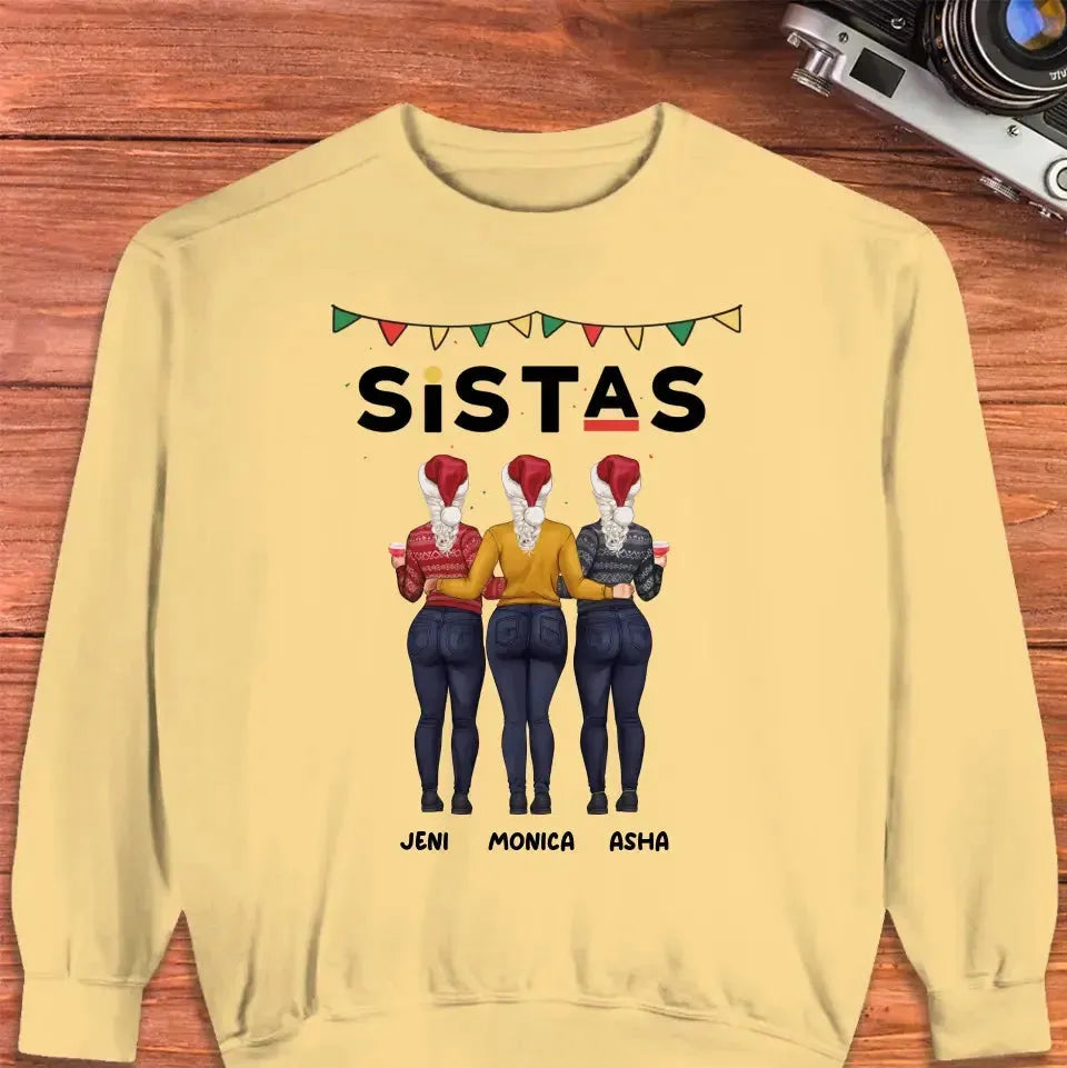 Sistas - Custom Quote - Personalized Gifts For Besties - T-shirt