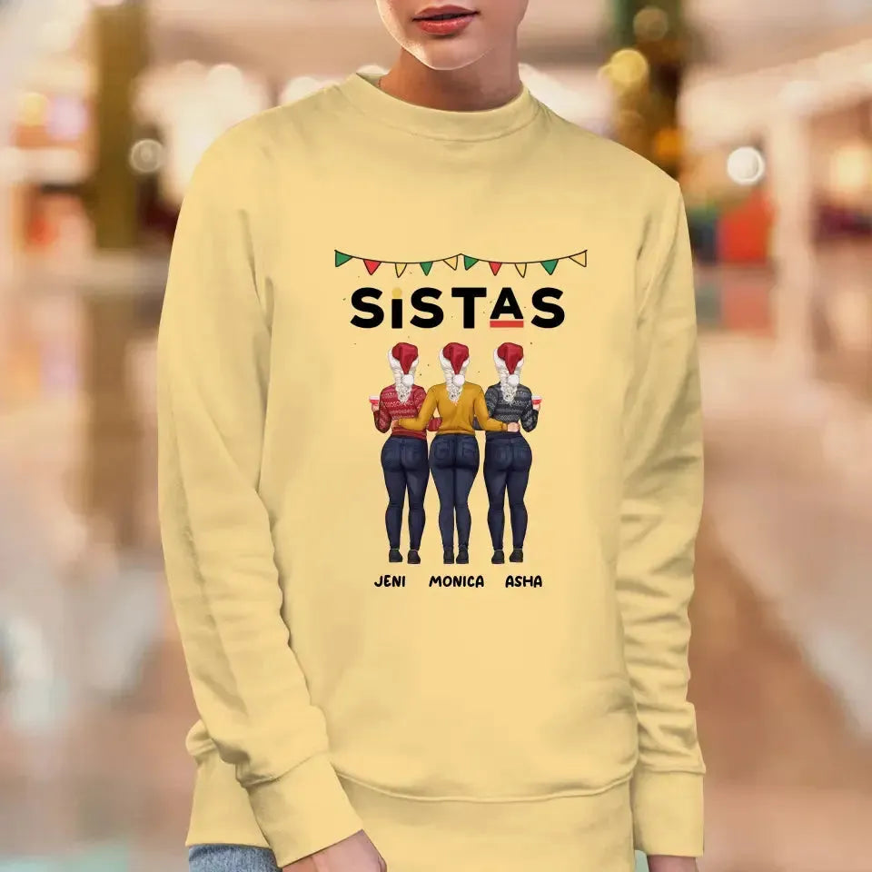 Sistas - Custom Quote - Personalized Gifts For Besties - T-shirt