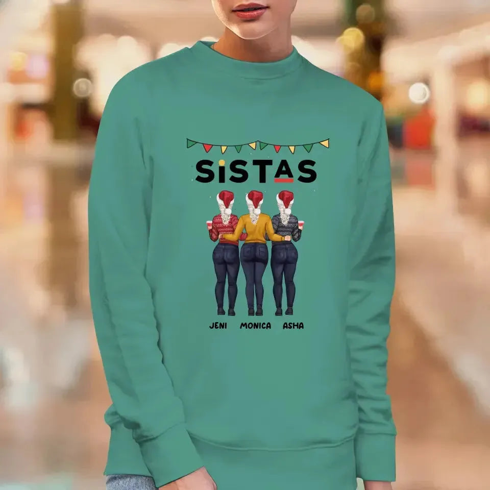 Sistas - Custom Quote - Personalized Gifts For Besties - T-shirt