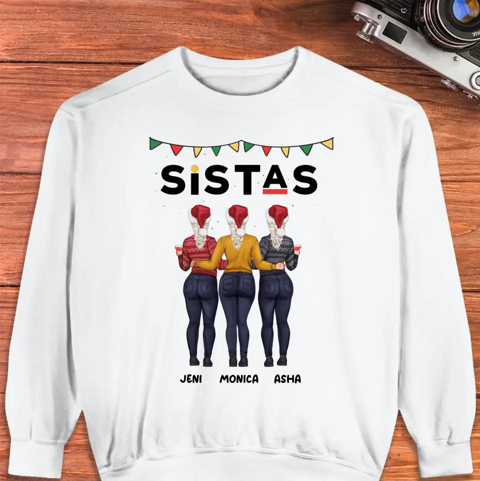 Sistas - Custom Quote - Personalized Gifts For Besties - T-shirt