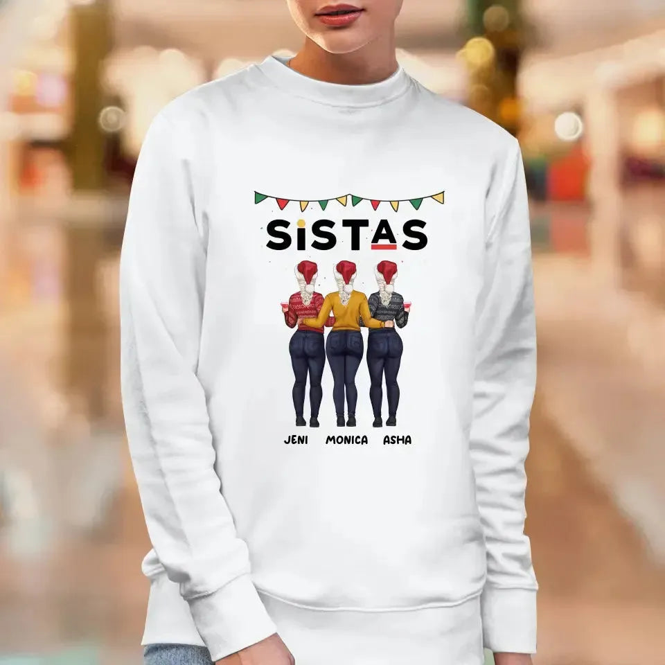 Sistas - Custom Quote - Personalized Gifts For Besties - T-shirt