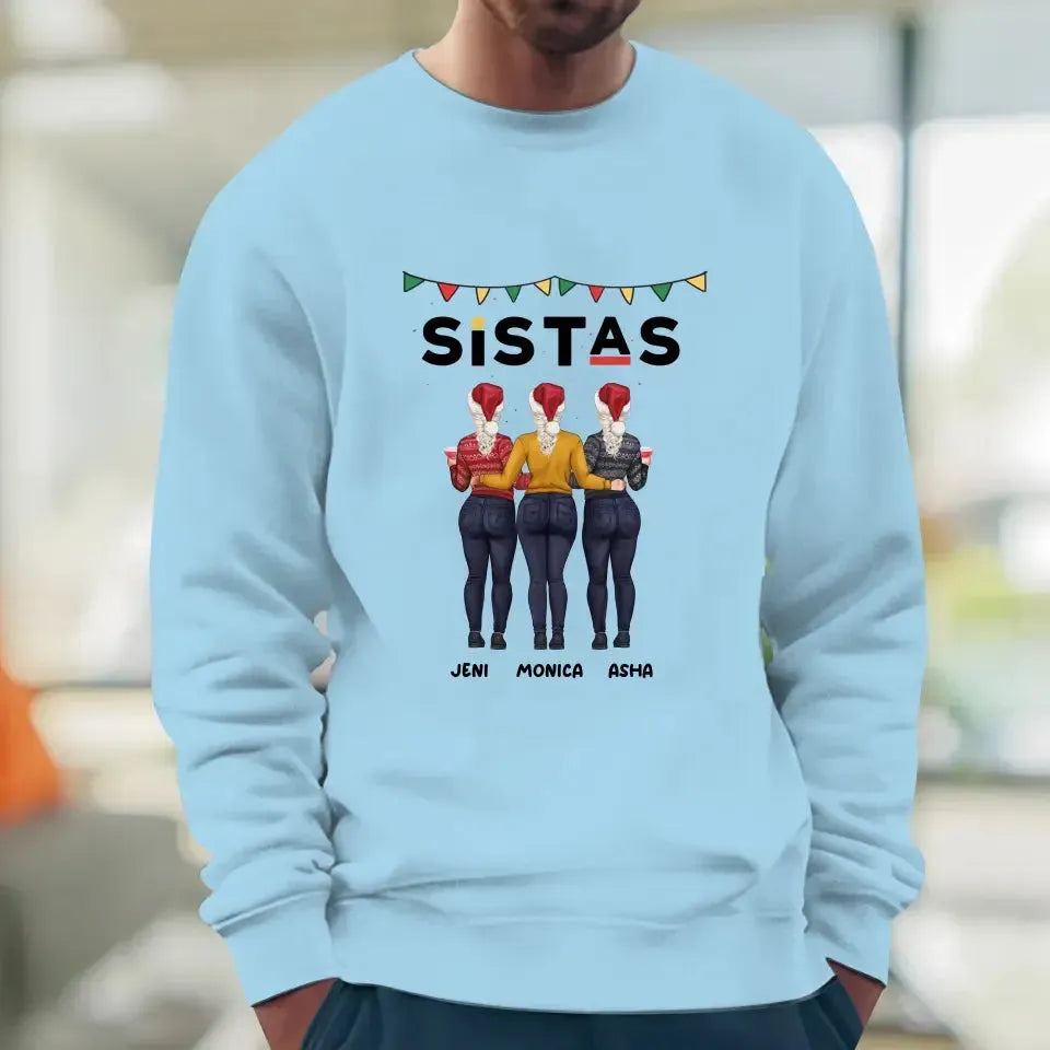 Sistas - Custom Quote - Personalized Gifts For Besties - T-shirt