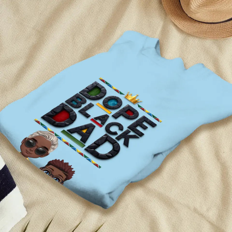 Dope Black Dad - Personalized Gifts For Dad - Unisex T-shirt