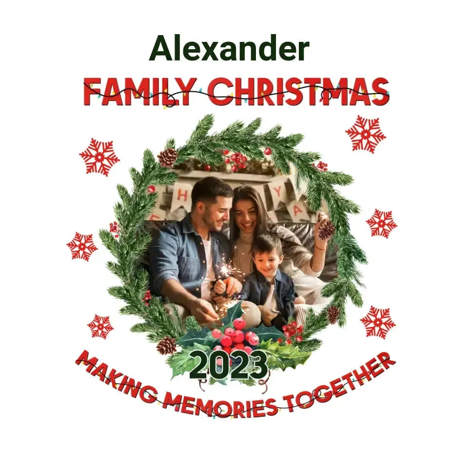 Making Memories Together - Custom Photo - 
 Personalized Gift For Family - Sweater