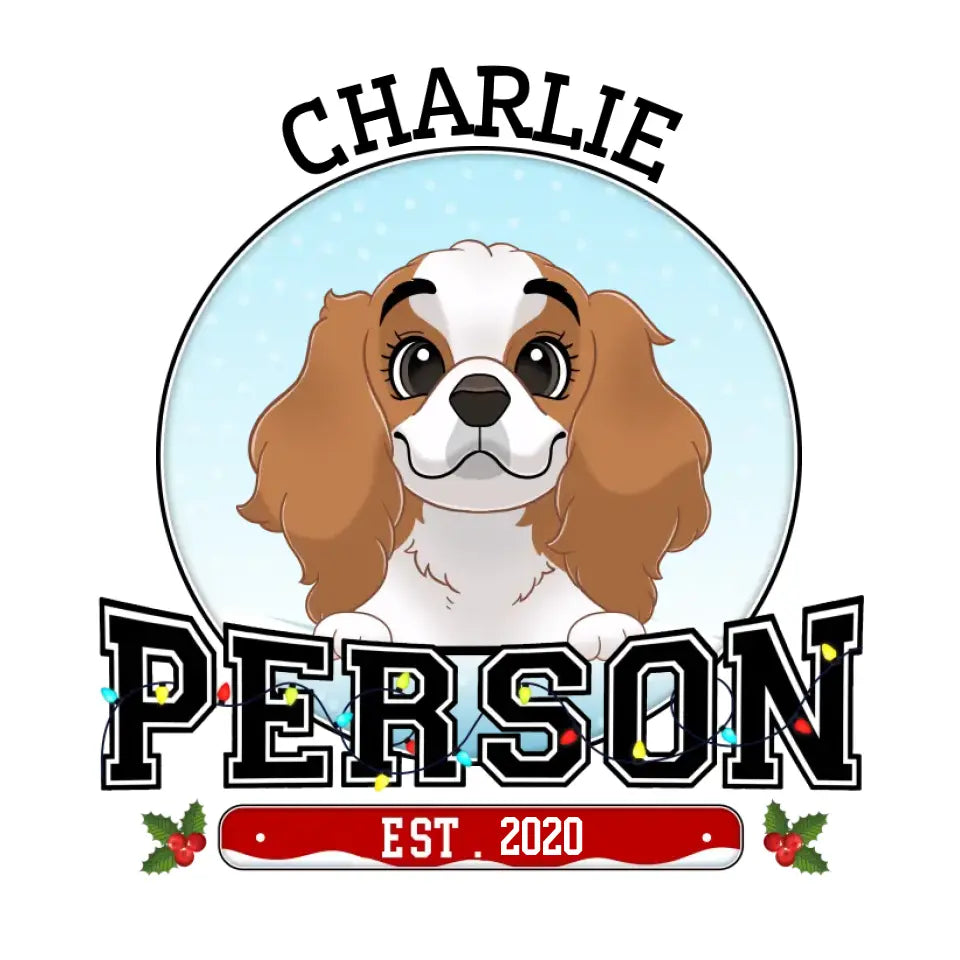 Dog Person - Custom Name - Personalized Gifts for Dog Lovers - Unisex Sweater