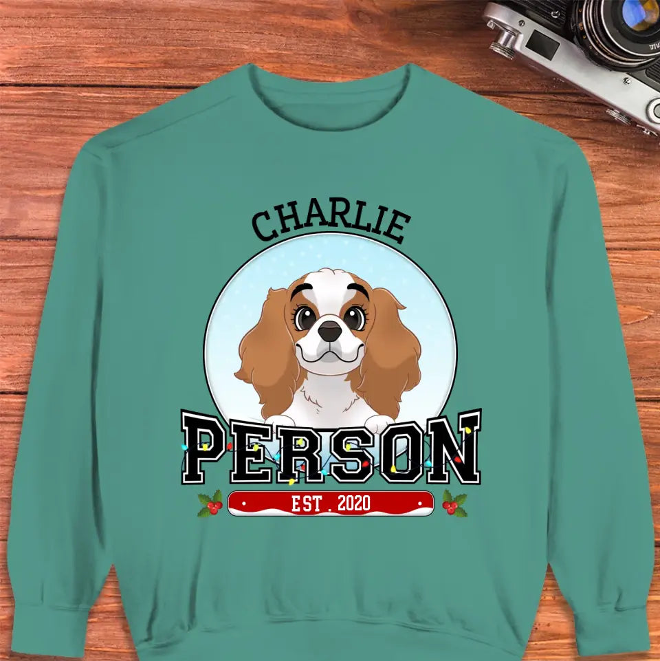 Dog Person - Custom Name - Personalized Gifts for Dog Lovers - Unisex Sweater