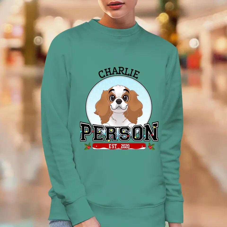 Dog Person - Custom Name - Personalized Gifts for Dog Lovers - Unisex Sweater