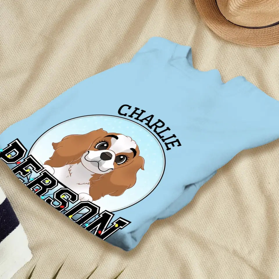 Dog Person - Custom Name - Personalized Gifts for Dog Lovers - Unisex Sweater