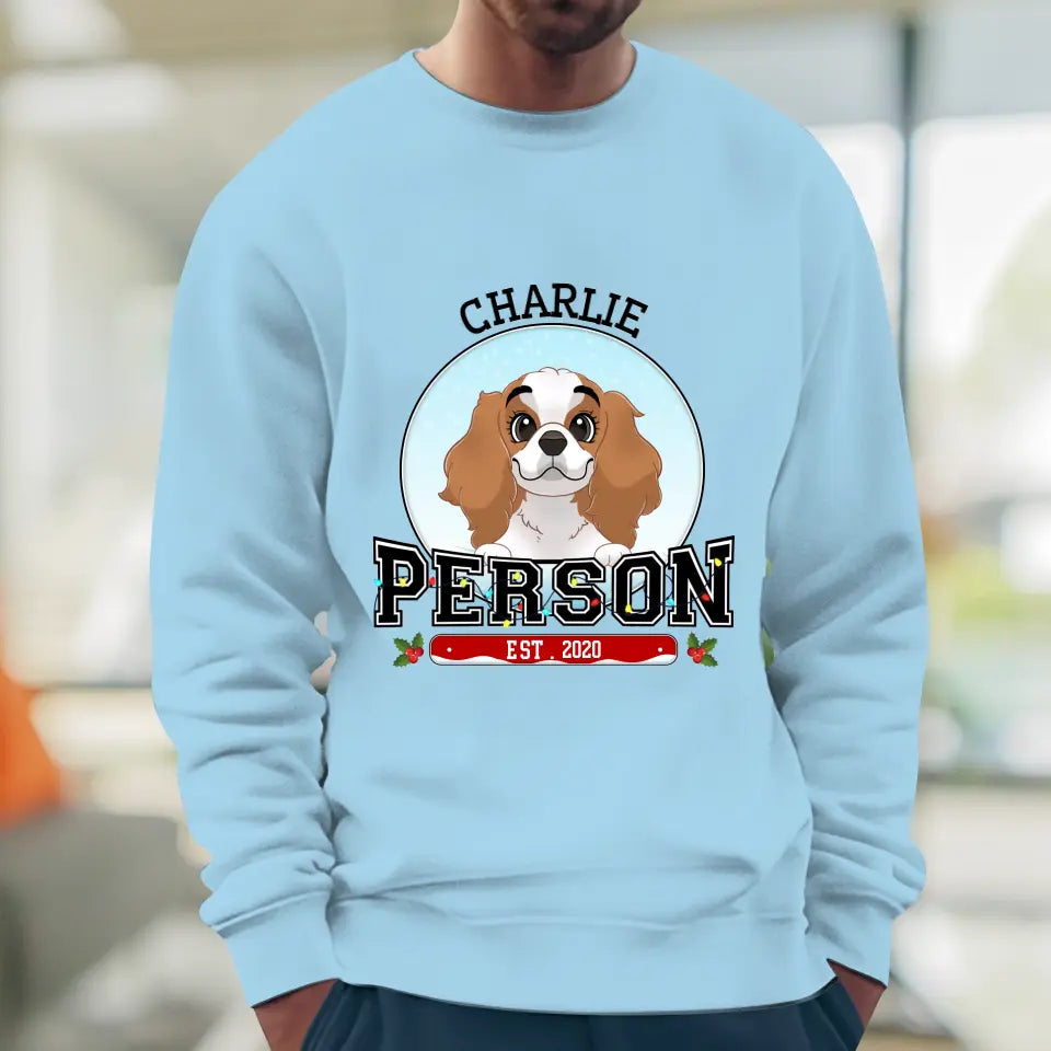 Dog Person - Custom Name - Personalized Gifts for Dog Lovers - Unisex Sweater