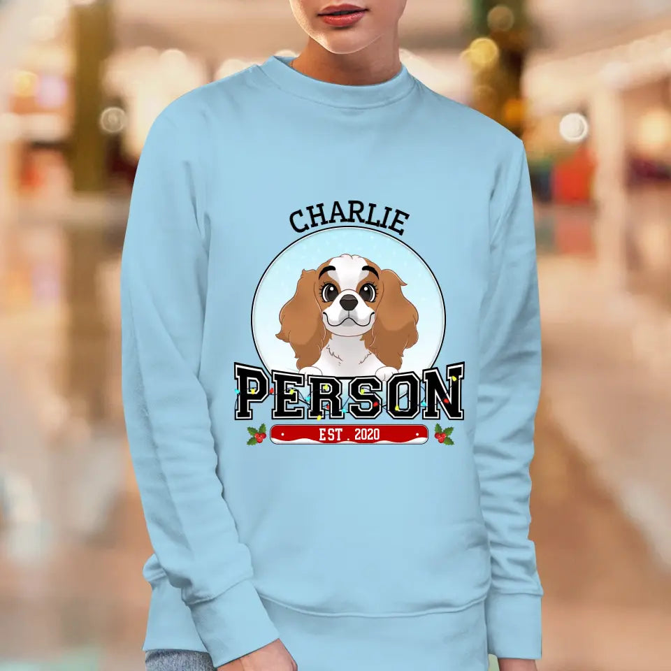 Dog Person - Custom Name - Personalized Gifts for Dog Lovers - Unisex Sweater