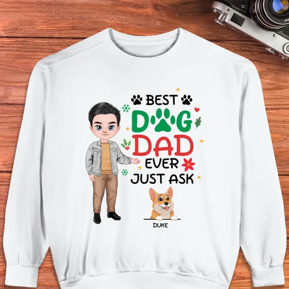 Best Dog Dad Ever - Custom Quote - Personalized Gifts For Dog Lovers - Unisex T-shirt