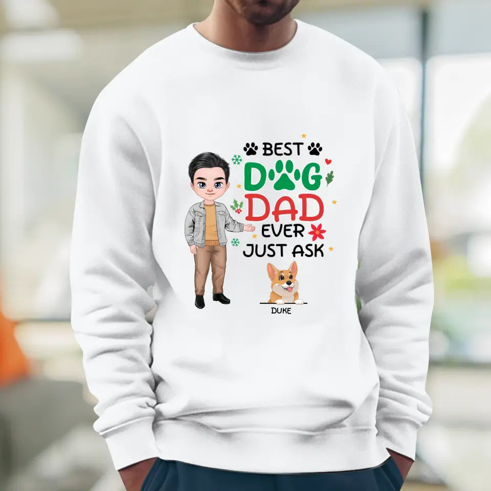 Best Dog Dad Ever - Custom Quote - Personalized Gifts For Dog Lovers - Unisex T-shirt