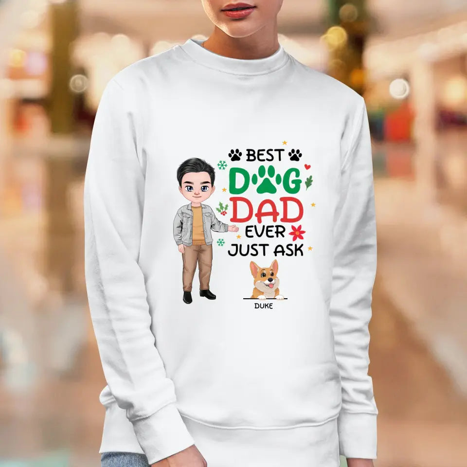 Best Dog Dad Ever - Custom Quote - Personalized Gifts For Dog Lovers - Unisex T-shirt