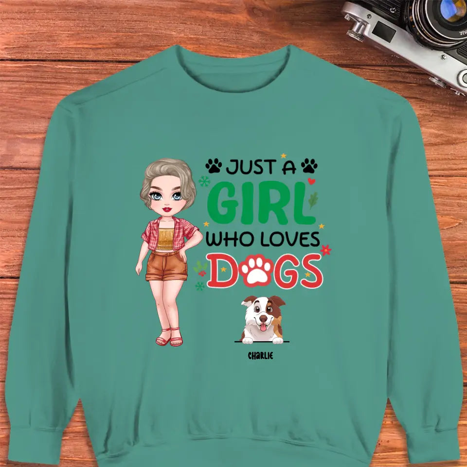 Just A Girl Who Loves Dog - Personalized Gifts For Dog Lovers - Unisex T-shirt