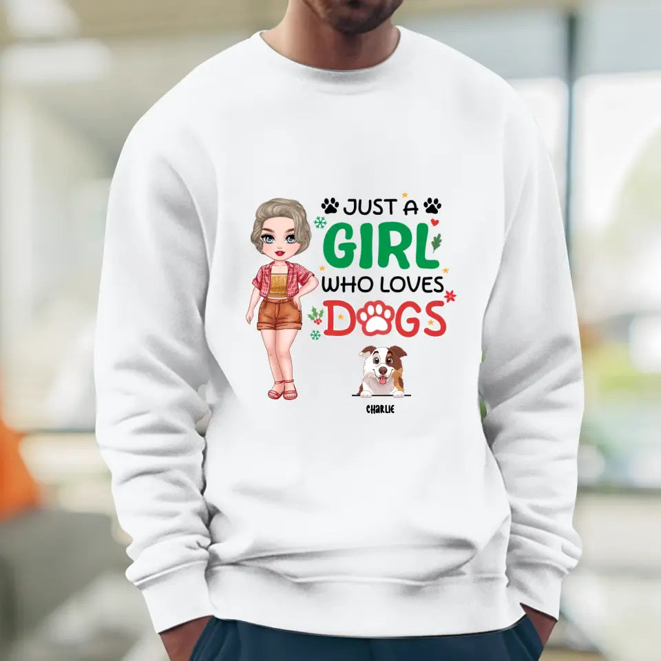 Just A Girl Who Loves Dog - Personalized Gifts For Dog Lovers - Unisex T-shirt