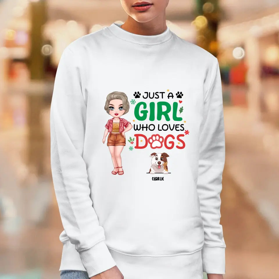 Just A Girl Who Loves Dog - Personalized Gifts For Dog Lovers - Unisex T-shirt