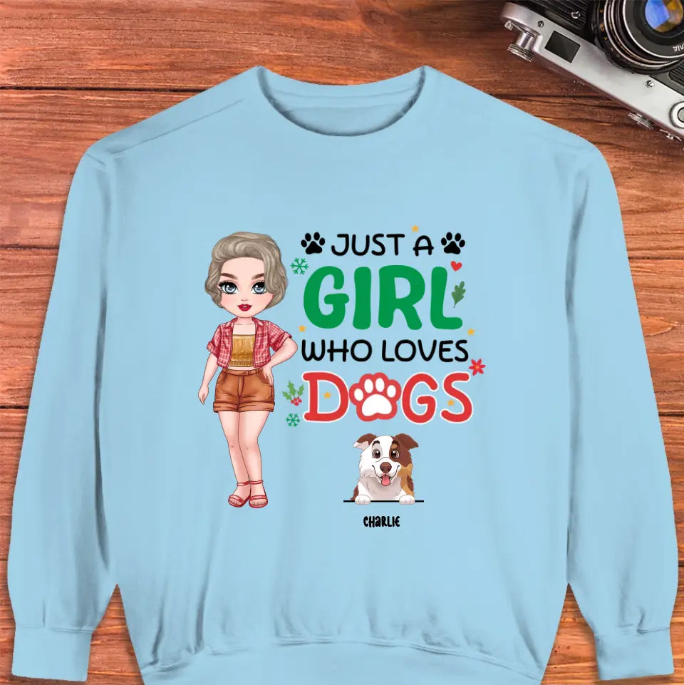 Just A Girl Who Loves Dog - Personalized Gifts For Dog Lovers - Unisex T-shirt