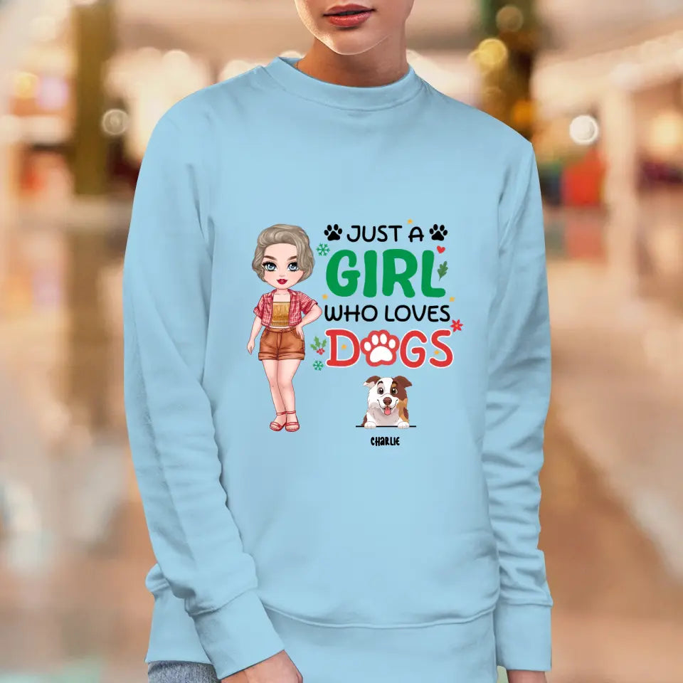 Just A Girl Who Loves Dog - Personalized Gifts For Dog Lovers - Unisex T-shirt