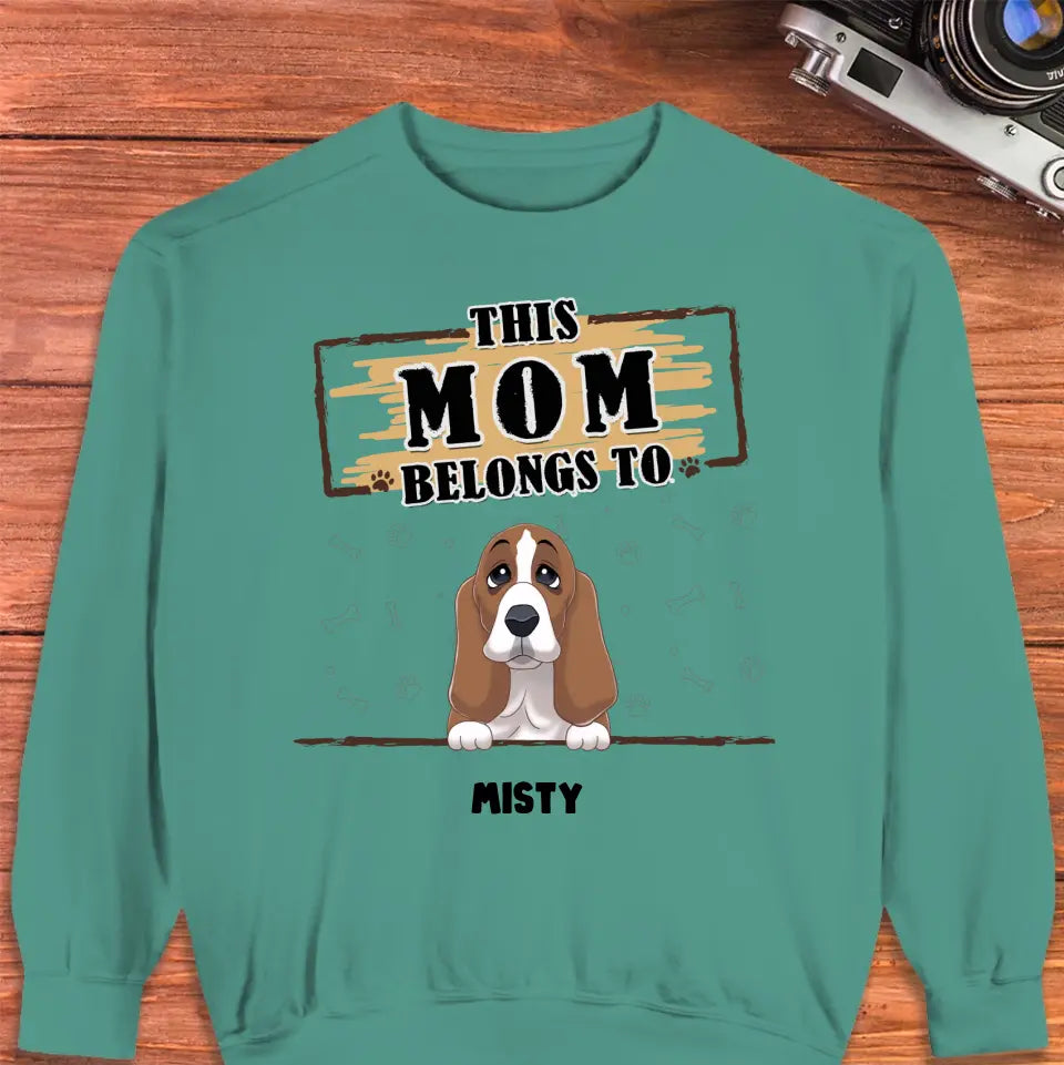 You Belong To Me - Custom Quote - Personalized Gifts for Dog Lovers - Unisex Sweater