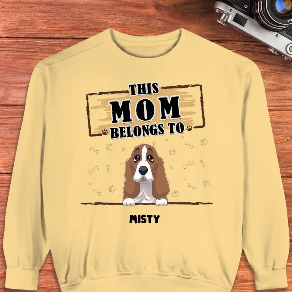 You Belong To Me - Custom Quote - Personalized Gifts For Dog Lovers - Unisex Hoodie