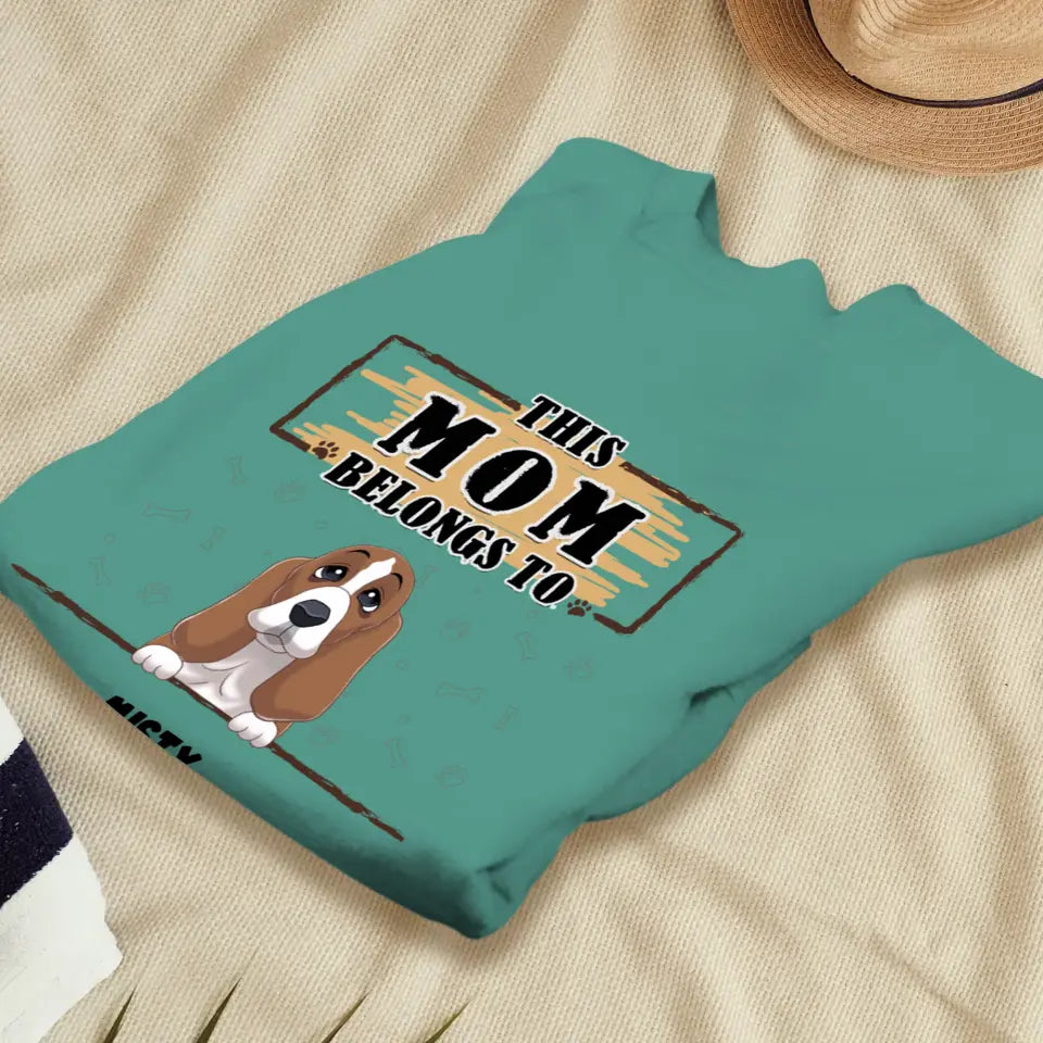 You Belong To Me - Custom Quote - Personalized Gifts for Dog Lovers - Unisex Sweater