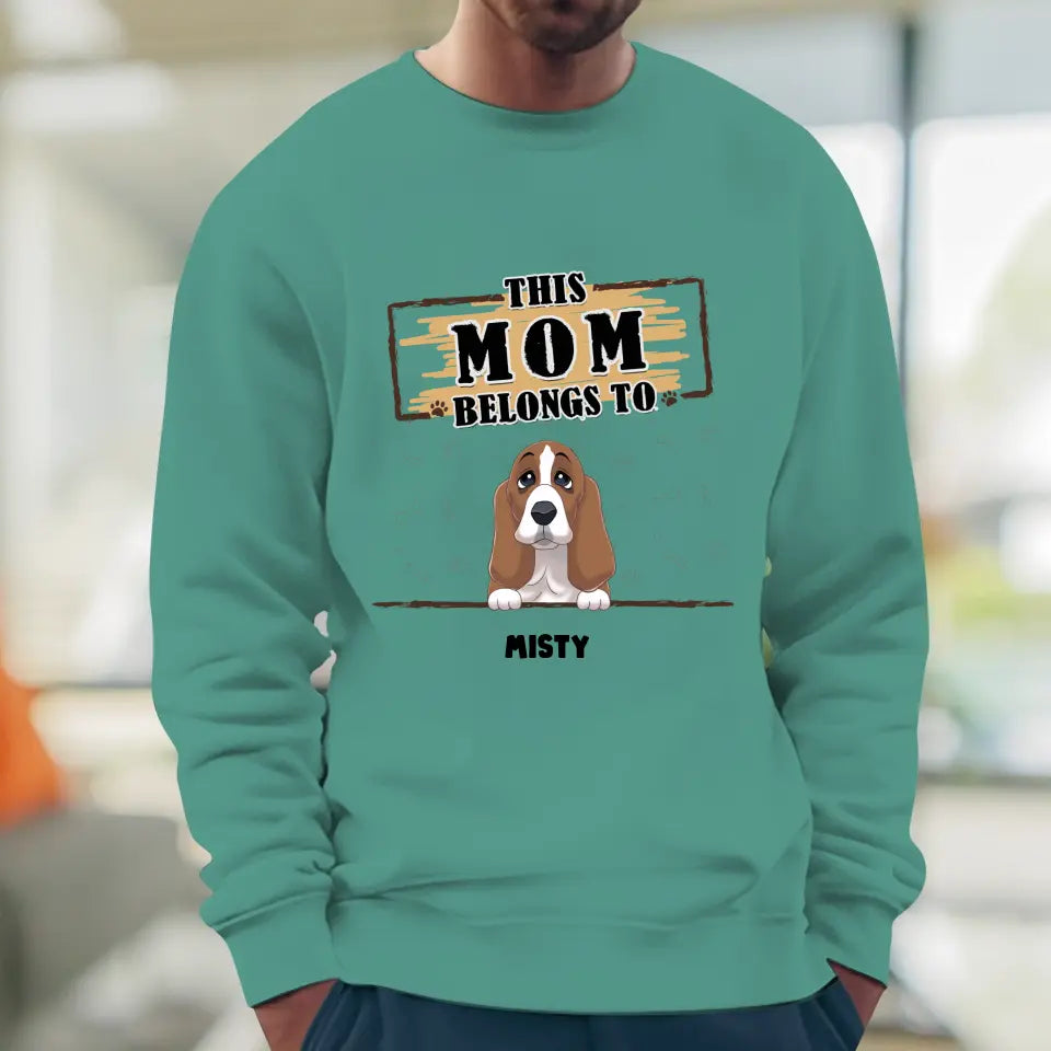 You Belong To Me - Custom Quote - Personalized Gifts for Dog Lovers - Unisex Sweater