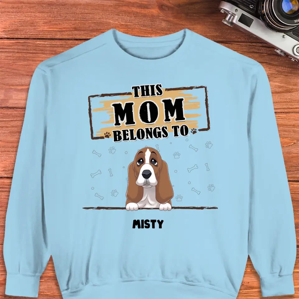 You Belong To Me - Custom Quote - Personalized Gifts for Dog Lovers - Unisex Sweater