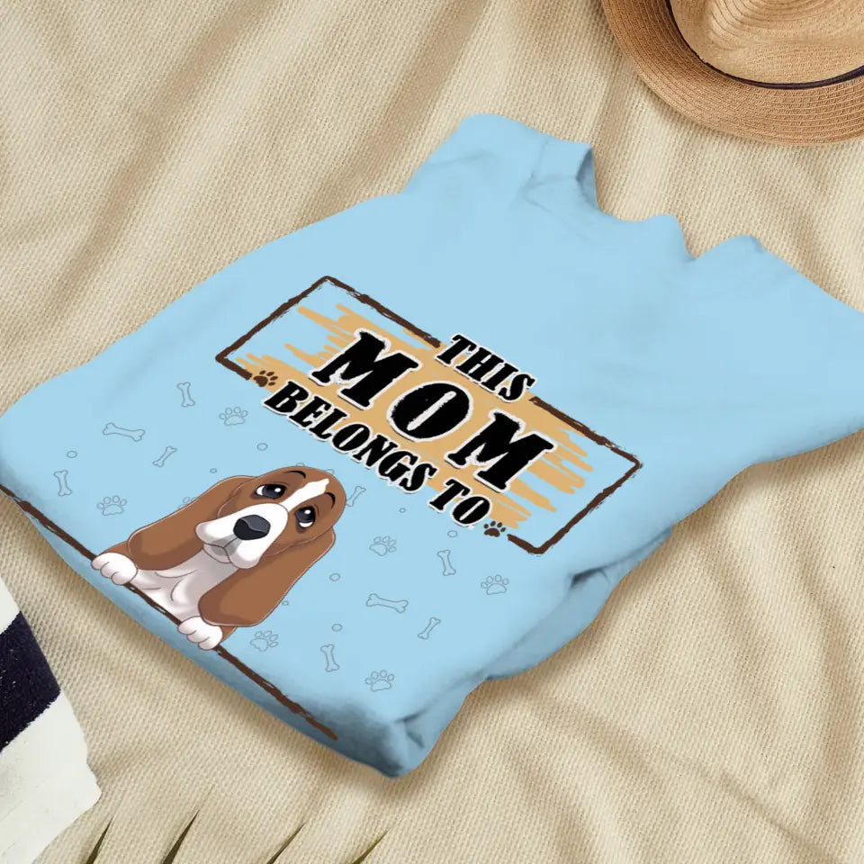 You Belong To Me - Custom Quote - Personalized Gifts for Dog Lovers - Unisex Sweater