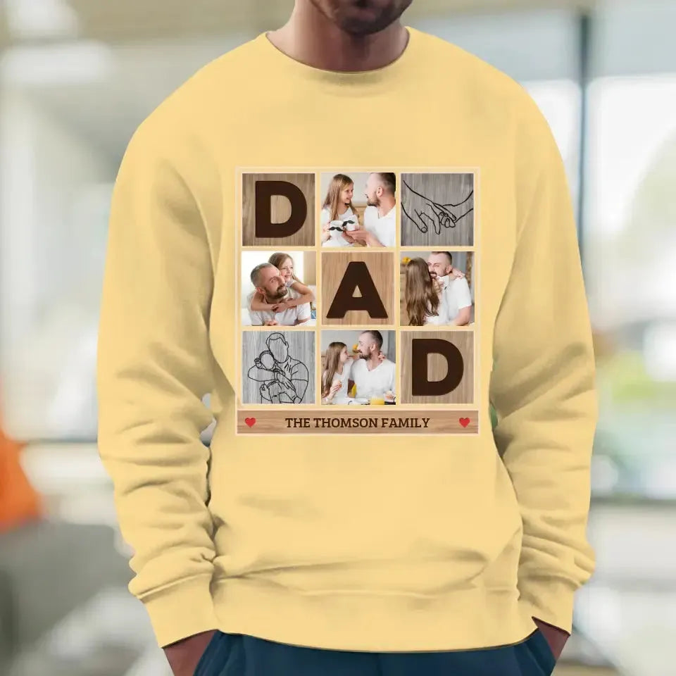 Hold This And Consider It A Big Hug - Personalized Gifts For Dad - Unisex Sweater